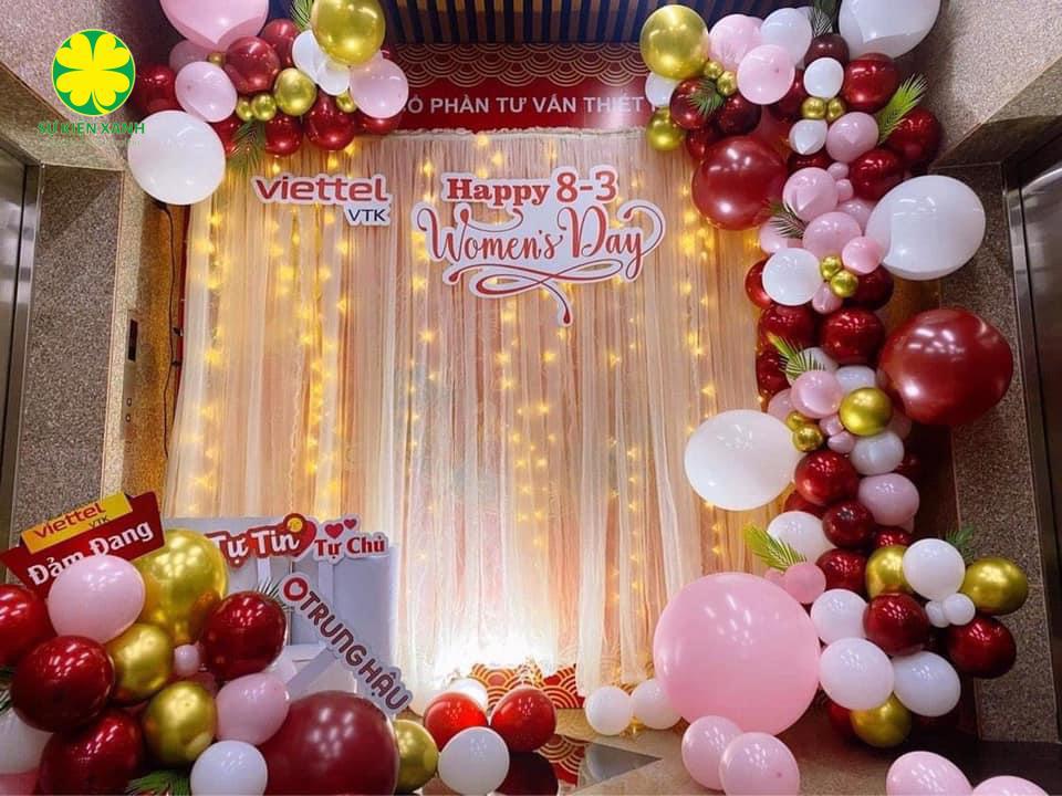 Công ty trang trí sự kiện 8/3 tại Ninh Bình, Dịch vụ trang trí 8/3 tại Ninh Bình, Sự kiện Xanh, Dịch vụ trang trí 8/3 đẹp và độc đáo, Trang trí Ngày quốc tế Phụ nữ 8/3 đẹp