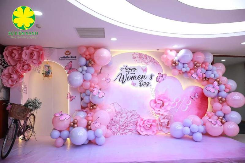 Công ty trang trí sự kiện Ngày 8/3 chuyên nghiệp tại Đắk Lắk, Trang trí 8/3 tại Đắk Lắk, Sự kiện Xanh, Dịch vụ trang trí 8/3 chuyên nghiệp uy tín, Dịch vụ trang trí Ngày 8/3