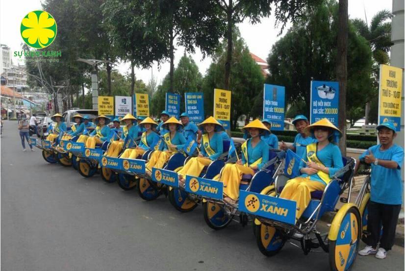 Sự Kiện Xanh, Viet Green Event, tổ chức chạy Roadshow xích lô
