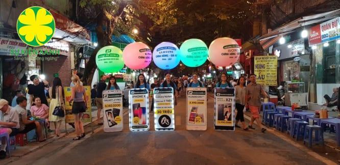 Sự Kiện Xanh, Viet Green Media, Roadshow đi bộ, tổ chức chạy Roadshow đi bộ