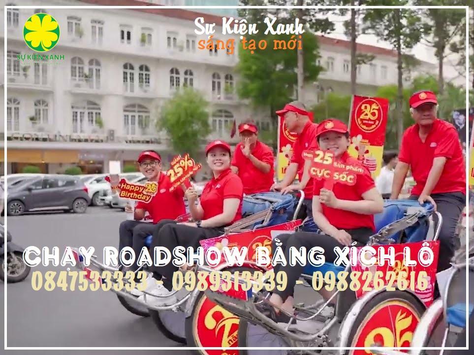 Dịch vụ tổ chức chạy Roadshow xích lô sáng tạo