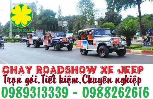 Dịch vụ tổ chức chạy Roadshow xe Jeep toàn quốc