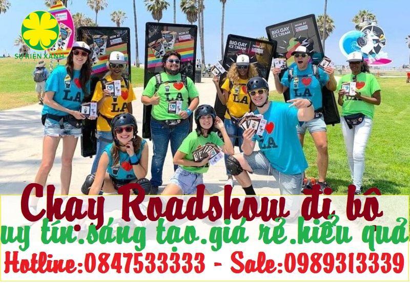 Dịch vụ tổ chức sự kiện chạy Roadshow đi bộ quảng cáo sản phẩm