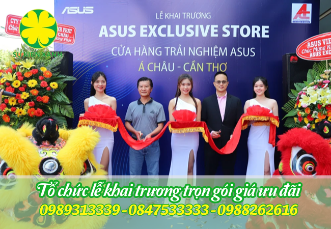 Tổ chức lễ khai trương trọn gói chỉ với 8,3 triệu 