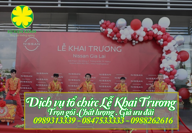 Báo giá tổ chức lễ khai trương trọn gói giá ưu đãi