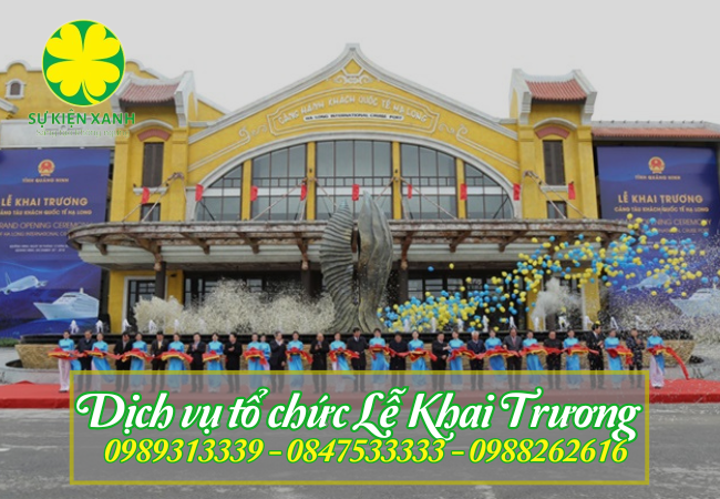 Công ty dịch vụ tổ chức khai trương trọn gói chất lượng chỉ  từ 25 triệu