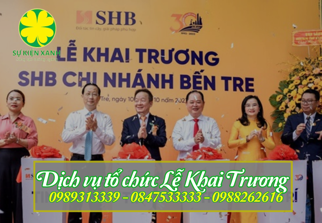 Báo giá trọn gói dịch vụ tổ chức lễ khai trương uy tín