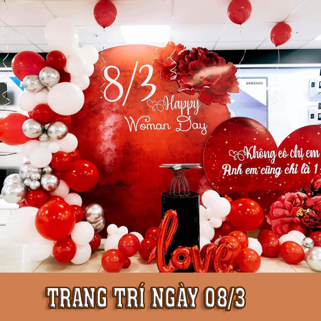Dịch vụ trang trí 8/3 tại Trà Vinh, Trang trí sự kiện 8/3 tại Trà Vinh, Sự kiện Xanh, Viet Green Media, Dịch vụ trang trí Ngày quốc tế Phụ nữ 8/3 tại Trà Vinh