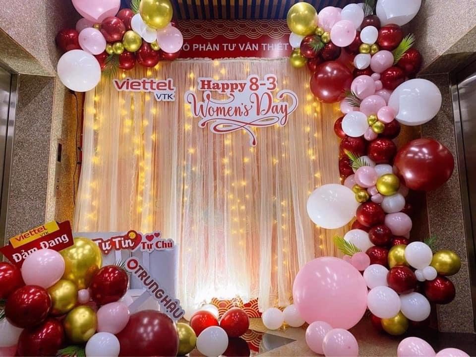 Dịch vụ trang trí 8/3 tại Phú Yên, Trang trí sự kiện 8/3 tại Phú Yên, Sự kiện Xanh, Viet Green Media, Trang trí và thiết kế trọn gói sự kiện ngày 8/3 tại Phú Yên