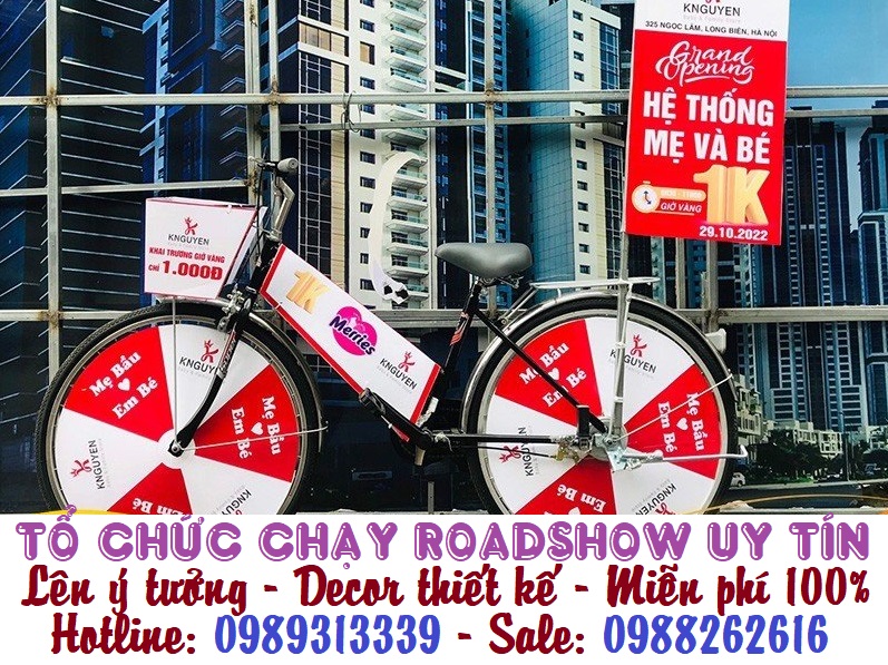 Sự Kiện Xanh, Viet Green Event, tổ chức chạy roadshow xe đạp